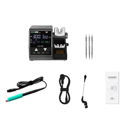 SUGON T61+T245 Handle+245 Tips x 3 Precision Soldering Station 400W High Power Soldering Iron(EU Plug)