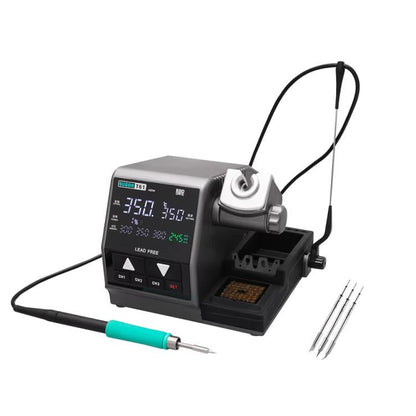 SUGON T61+T245 Handle+245 Tips x 3 Precision Soldering Station 400W High Power Soldering Iron(US Plug)