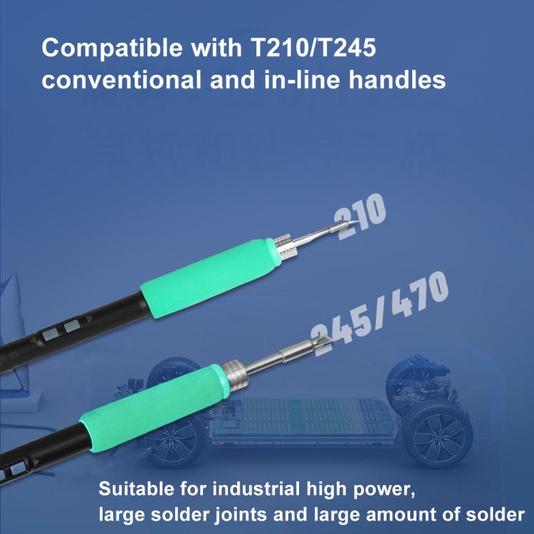 SUGON T61+T245 Handle+470 Tips x 3 Precision Soldering Station 400W High Power Soldering Iron(US Plug)