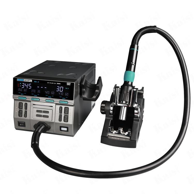 SUGON 8650Pro Curve Hot Air Soldering Station 1300W High Wind Power Maintenance Motherboard CPU Desoldering Station US Plug