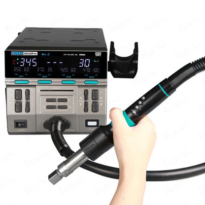 SUGON 8650Pro Curve Hot Air Soldering Station 1300W High Wind Power Maintenance Motherboard CPU Desoldering Station US Plug