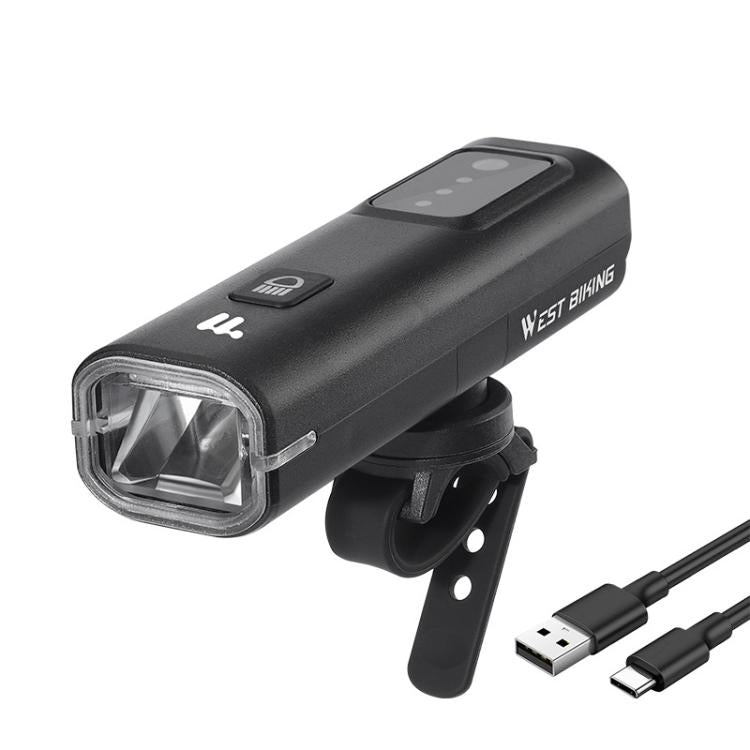 WEST BIKING Bicycle Waterproof TYPE-C Rechargeable High-Brightness Headlight, Style: Regular