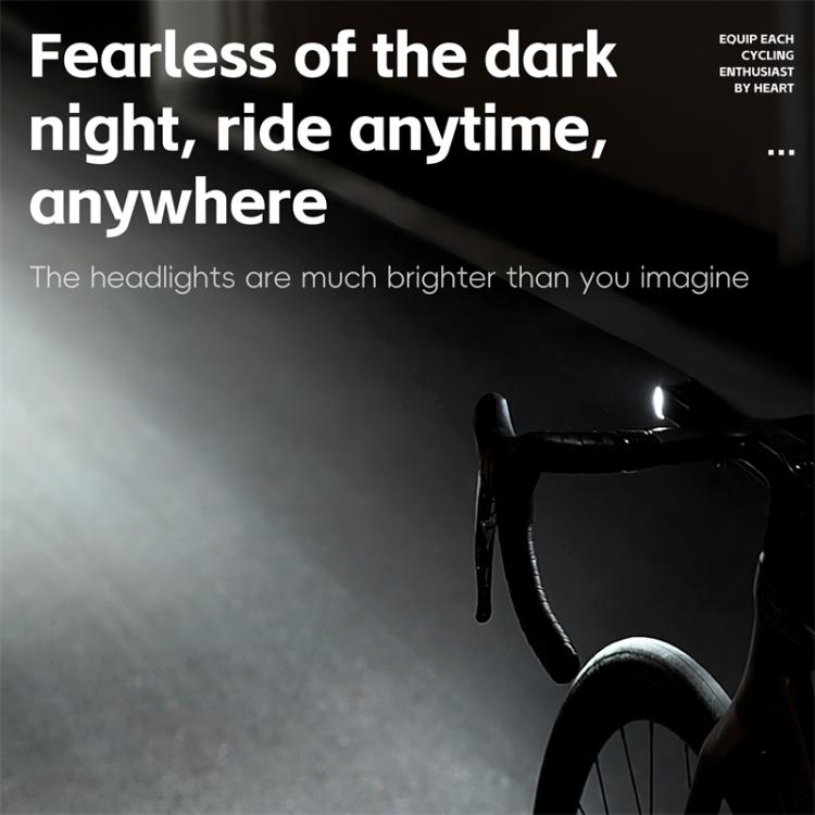 WEST BIKING Bicycle Waterproof TYPE-C Rechargeable High-Brightness Headlight, Style: Regular