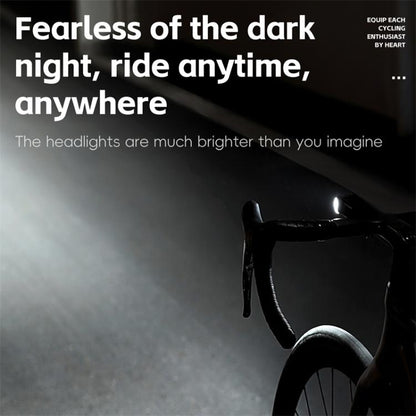 WEST BIKING Bicycle Waterproof TYPE-C Rechargeable High-Brightness Headlight, Style: Regular