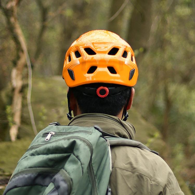 XINDA TP-Q9637 Casque d'alpinisme d'extérieur Casque d'équitation et de rafting (Jaune)