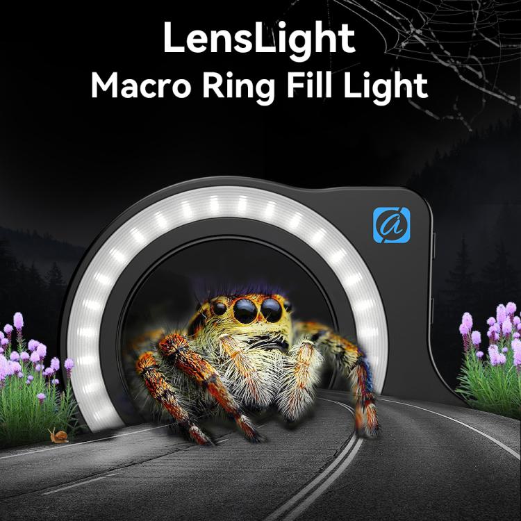 APEXEL APL-FL26 Jewelry Food Still Life Tri-color 9-speed Slim Ring Macro Photography Fill Light