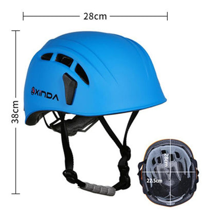 XINDA XDQ9650 Casque de Sécurité d'Extérieur pour Spéléologie et Escalade (Rouge)