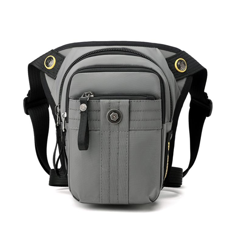 WEPOEWR Commuting Chest Bag Outdoor Cycling Leggings Pouch Portable Waist Messenger Shoulder Bag(Gray)