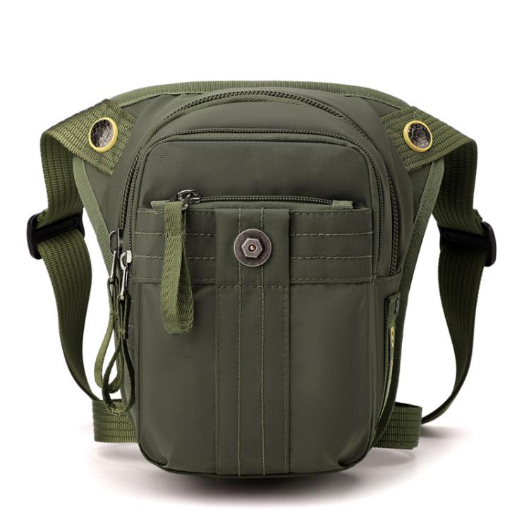 WEPOEWR Commuting Chest Bag Outdoor Cycling Leggings Pouch Portable Waist Messenger Shoulder Bag(Army Green)