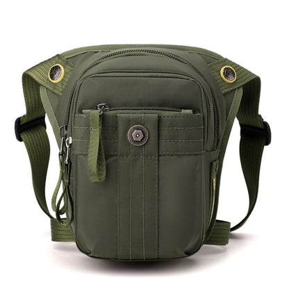 WEPOEWR Commuting Chest Bag Outdoor Cycling Leggings Pouch Portable Waist Messenger Shoulder Bag(Army Green)