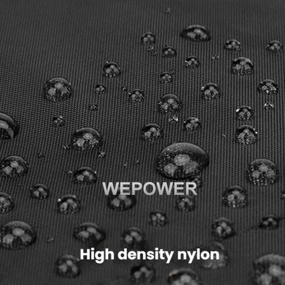 WEPOEWR Commuting Chest Bag Outdoor Cycling Leggings Pouch Portable Waist Messenger Shoulder Bag(Black)