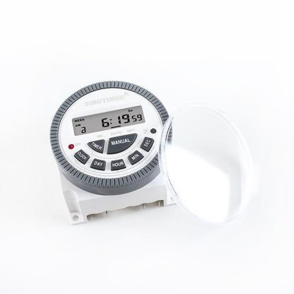 SINOTIMER TM-619sH-4 12VDC 10A Digital 7-Day Timer Switch Second Control Timer
