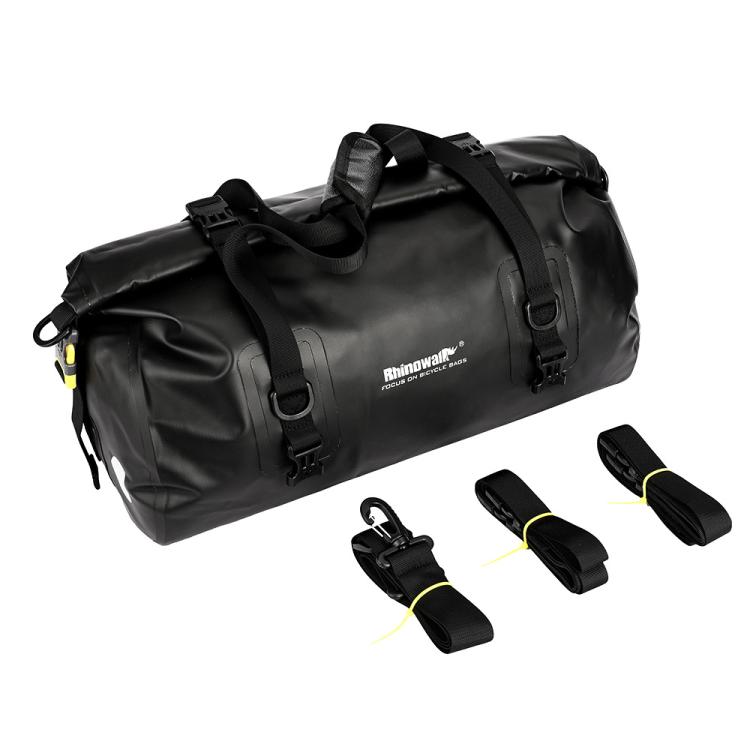 Rhinowalk RK19660 Multifunctional Waterproof Bicycle Rack Saddle Bag Outdoor Travel Bag(Black)