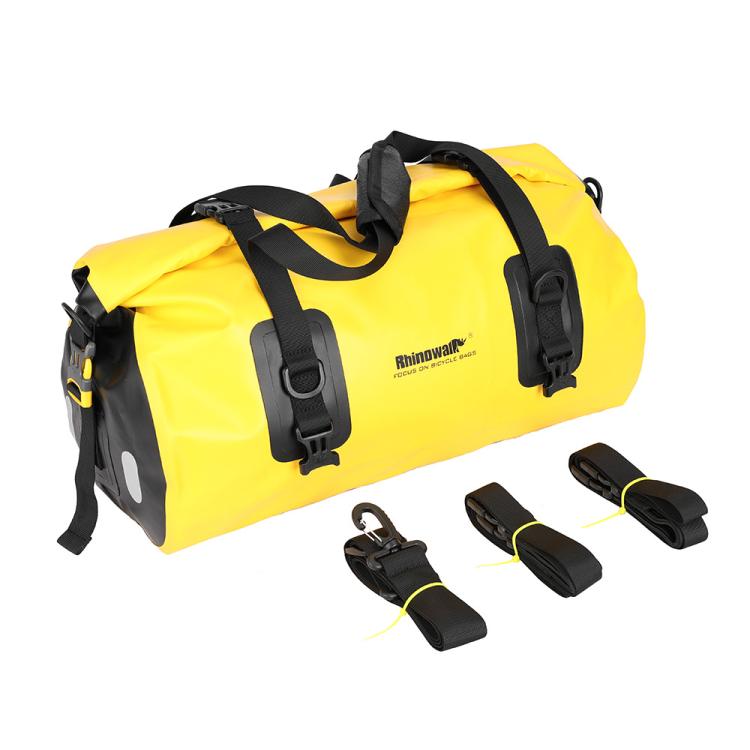 Rhinowalk RK19660 Multifunctional Waterproof Bicycle Rack Saddle Bag Outdoor Travel Bag(Yellow)