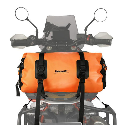 Rhinowalk RK19660 Sacoche de Selle Multifonctionnelle Étanche pour Porte-Bagages de Vélo, Sac de Voyage d'Extérieur (Orange)