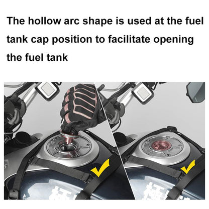 Rhinowalk MTR001B Outdoor Riding Motorcycle Fuel Tank Double-side Storage Hanging Bags(Black)