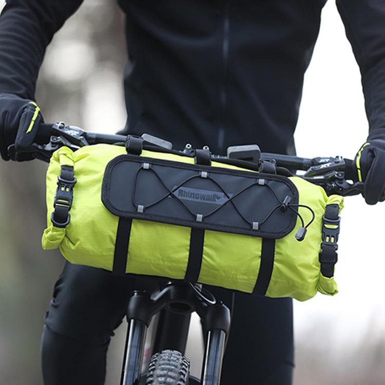 Rhinowalk RK9300 Large-capacity Waterproof Outdoor Cycling Front Bag Bicycle Hanging Bag(Green)