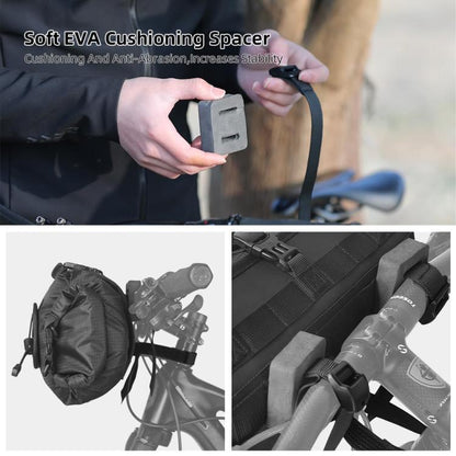 Rhinowalk RK9300 Large-capacity Waterproof Outdoor Cycling Front Bag Bicycle Hanging Bag(Gray)