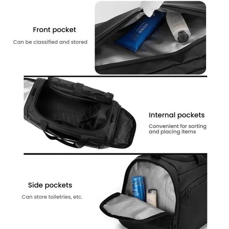 WEPOWER Large Capacity Travel Bag With Independent Shoe Compartment and Wet / Dry Separation Compartment(Fluorescent Green)