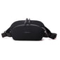WEPOEWR Men Chest Bag Personalized Commuter Shoulder Bag Mobile Phone Waist Pack(Black)