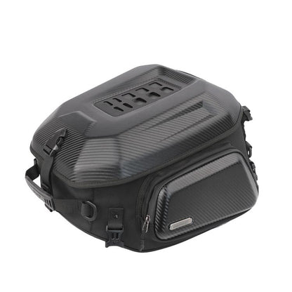 Rhinowalk MT2335 23L-35L Expandable Large-capacity EVA Hard Shell Motorcycle Tail Bag(Carbon Fiber)