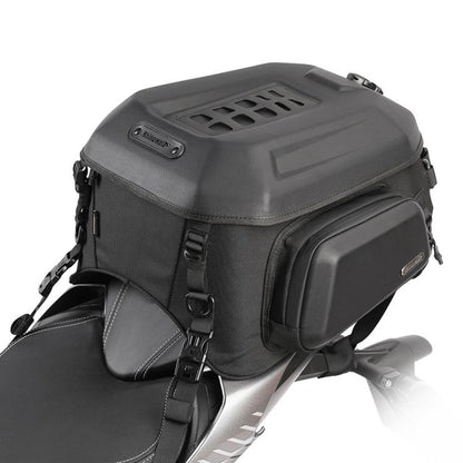 Rhinowalk MT2335 23L-35L Expandable Large-capacity EVA Hard Shell Motorcycle Tail Bag(Matt)