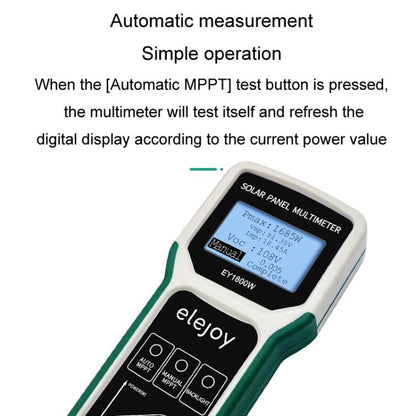 Elejoy 1800W MPPT Solar Photovoltaic Panel Multimeter(EY1800W)
