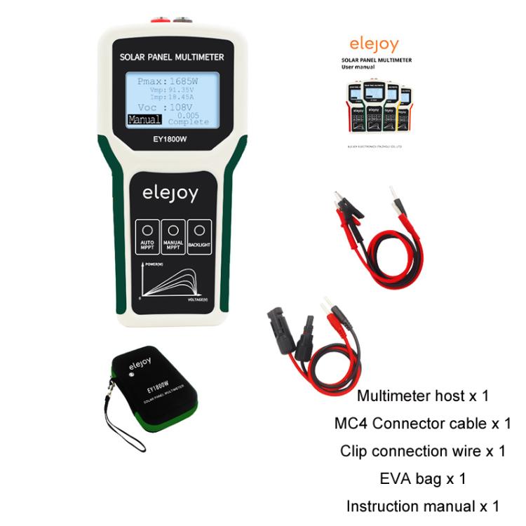 Elejoy 1800W MPPT Solar Photovoltaic Panel Multimeter(EY1800W)