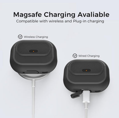 For AirPods Pro / Pro 2 AhaStyle JY17 Silicone Lock Protective Case(Green)