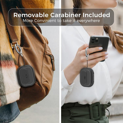 For AirPods Pro / Pro 2 AhaStyle JY17 Silicone Lock Protective Case(Green)