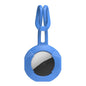 For AirTag 2nd Gen / AirTag 1st Gen AhaStyle PT164 Silicone Protective Cover Easy Carry Fixed Tracker Shell Backpack Pendant(Blue)