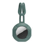 For AirTag 2nd Gen / AirTag 1st Gen AhaStyle PT164 Silicone Protective Cover Easy Carry Fixed Tracker Shell Backpack Pendant(Green)