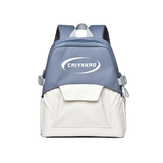OUMANTU 2306 Large-capacity Splash-proof Leisure Backpack Outing Schoolbag(Gray Blue)