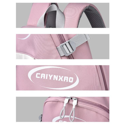 OUMANTU 2306 Large-capacity Splash-proof Leisure Backpack Outing Schoolbag(Pink)