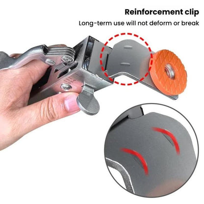 RUITOOL Stainless Steel Push Quick Drawer Clamp Adjustable Telescopic Woodworking Fixture Clamps, Spec: Small Bow Clip + 1pc Big Bow Clip Plate