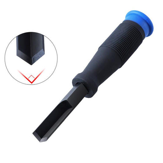 RUITOOL Outil à bois 90 degrés burin à angle droit, burin à entailler, outil à charnière (12mm bleu)