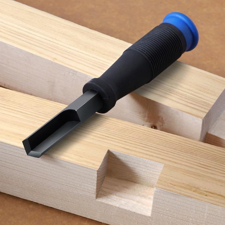 RUITOOL Outil à bois 90 degrés burin à angle droit, burin à entailler, outil à charnière (12mm bleu)
