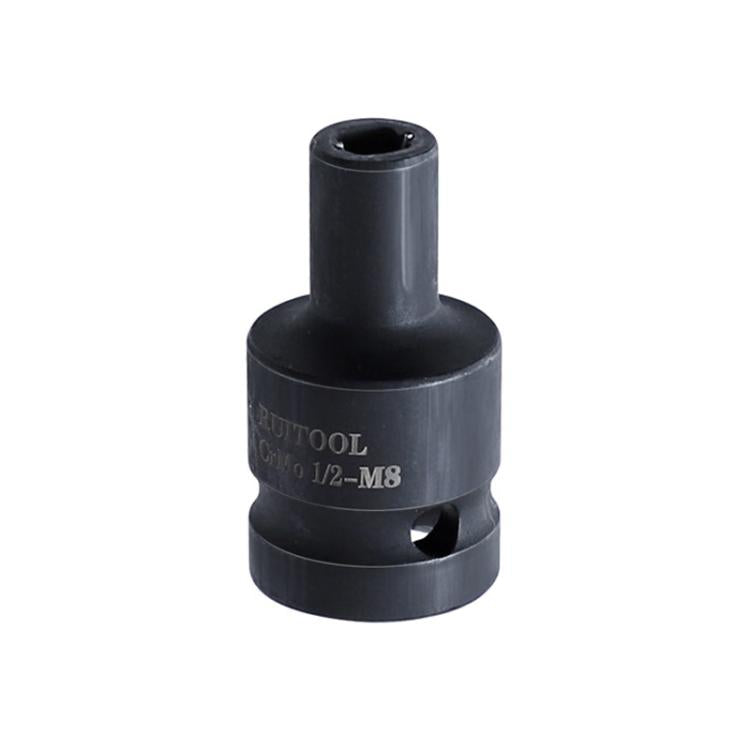 RUITOOL 1/2 inch Tap Socket Pneumatic Wrench Square Socket Inner Quarter Square Hole Wrench Tool, Spec: M8