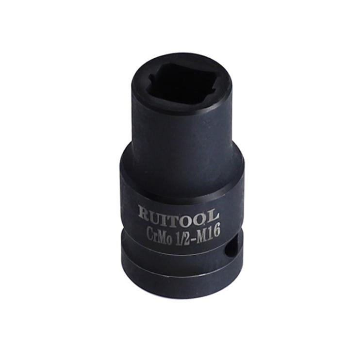 RUITOOL Clé à Douille pour Taraud 1/2 pouce, Clé Pneumatique, Douille Carrée, Clé à Trou Carré Intérieur, Spécification : M16
