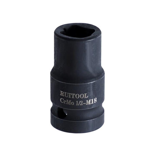 RUITOOL Douille de taraud 1/2 pouce Clé pneumatique Carré intérieur Douille de clé à trou carré, Spéc. : M18