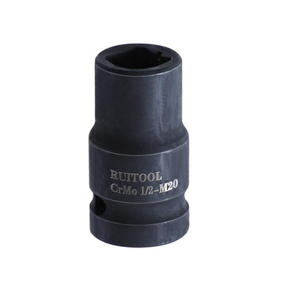 RUITOOL 1/2 inch Tap Socket Pneumatic Wrench Square Socket Inner Quarter Square Hole Wrench Tool, Spec: M20