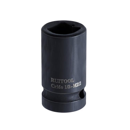 RUITOOL 1/2 inch Tap Socket Pneumatic Wrench Square Socket Inner Quarter Square Hole Wrench Tool, Spec: M22