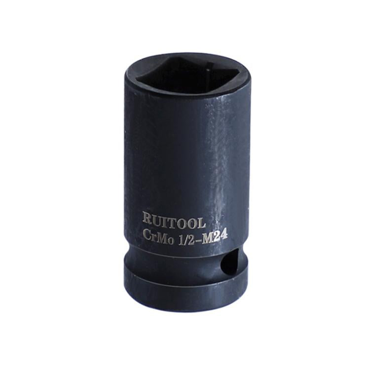 RUITOOL 1/2 inch Tap Socket Pneumatic Wrench Square Socket Inner Quarter Square Hole Wrench Tool, Spec: M24