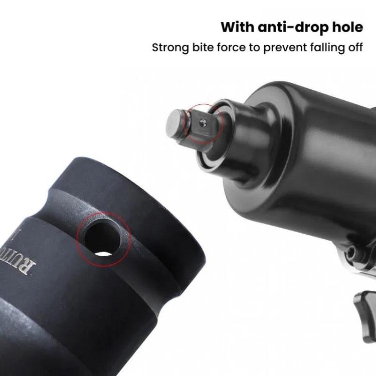 RUITOOL 1/2 inch Tap Socket Pneumatic Wrench Square Socket Inner Quarter Square Hole Wrench Tool, Spec: M6