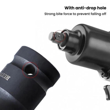 RUITOOL 1/2 inch Tap Socket Pneumatic Wrench Square Socket Inner Quarter Square Hole Wrench Tool, Spec: M6