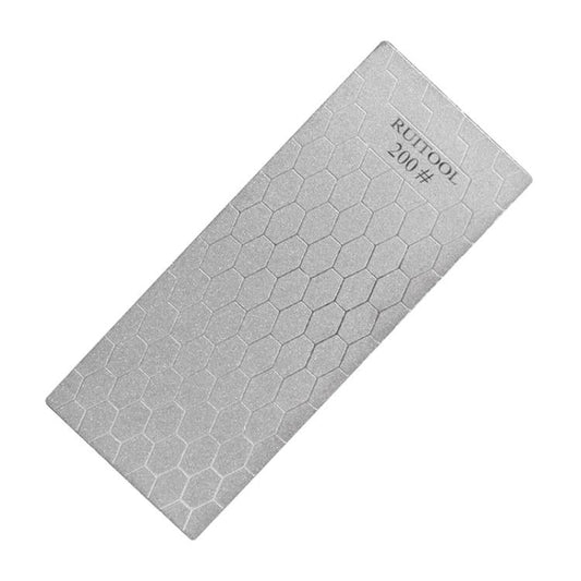 RUITOOL Disque d'affûtage émeri Rectangulaire, Affûteur de Couteaux Diamant Nid d'abeille, Outil de Polissage Ménager (200#)