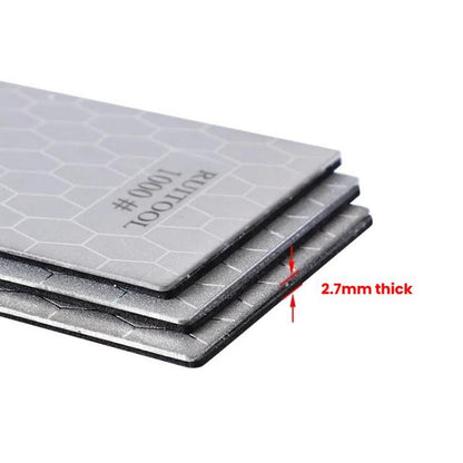 RUITOOL Emery Sharpening Disc Rectangular Diamond Honeycomb Knife Sharpener Household Polishing Tool(200#)