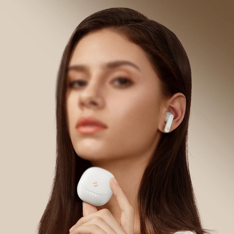 Havit E9 Semi-In-Ear ENC Noise Reduction Wireless Bluetooth Earphones, Color: White-Flagship Edition