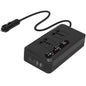 Gurxun Dual Digital Display Car Inverter With 2 USB+2 Type-C Ports Universal Plug 220V