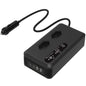 Gurxun Dual Digital Display Car Inverter With 2 USB+2 Type-C Ports Brazil Plug 110V